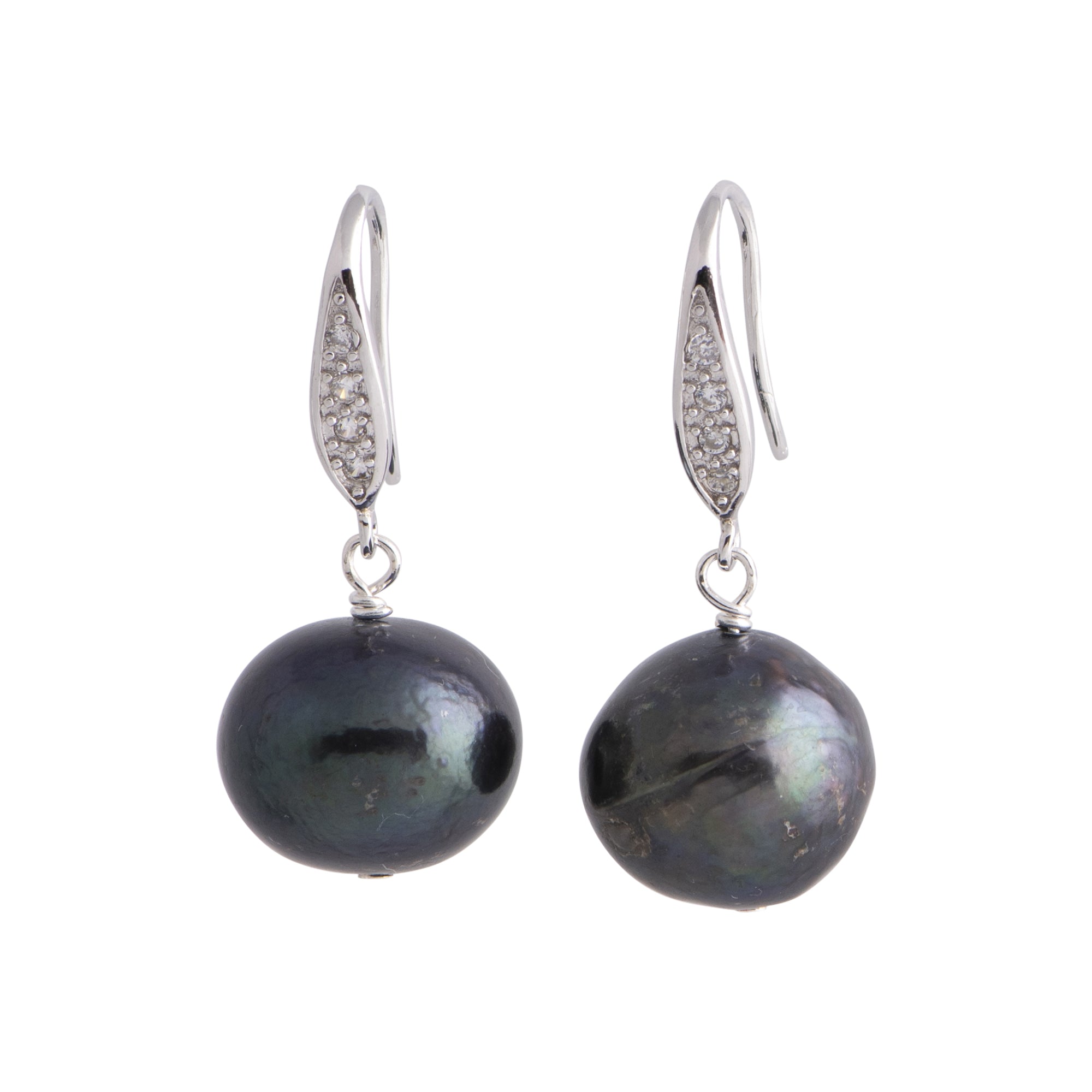 Fresh water pearl drop earrings - silver | Orange Avocado Jewelry,  Handcrafted Artisan Jewelry - Made in Canada